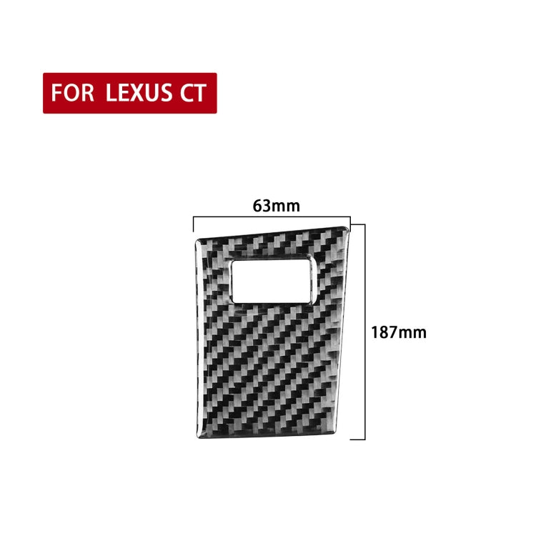 Car Carbon Fiber Sport Mode Panel A Decorative Sticker for Lexus CT 2011-2017, Left and Right Drive - In Car by buy2fix | Online Shopping UK | buy2fix