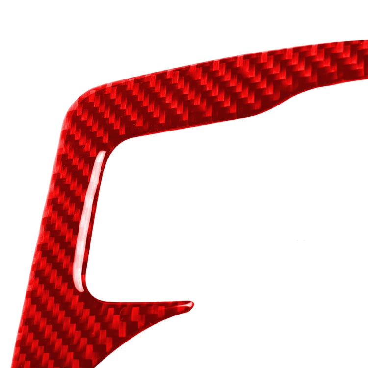 5 in 1 Car Carbon Fiber Gear Water Cup Holder Panel Decorative Sticker for Nissan 370Z / Z34 2009-, Right Drive (Red) by buy2fix