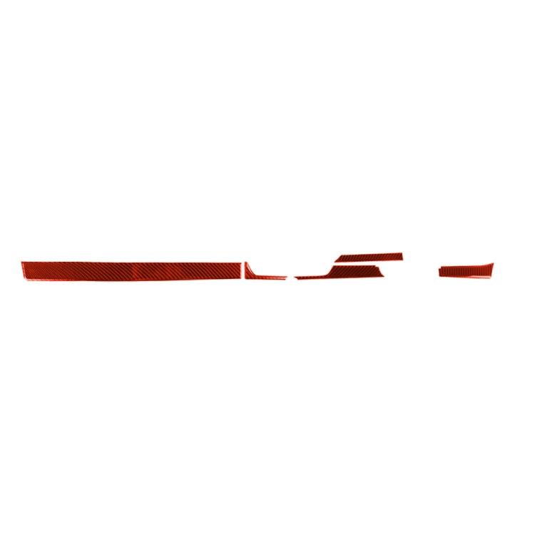 Car Carbon Fiber Center Control Decorative Sticker for Chevrolet Camaro 2017-2019, Right Drive (Red) by buy2fix