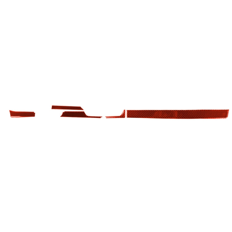 Car Carbon Fiber Center Control Decorative Sticker for Chevrolet Camaro 2017-2019, Left Drive (Red) by buy2fix