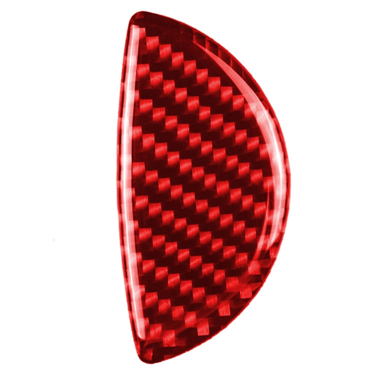 Car Carbon Fiber Door Handle Decorative Sticker for BMW Mini, Left and Right Drive Universal (Red) by buy2fix