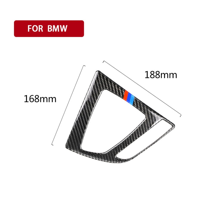 Three Color Carbon Fiber Car Gear Panel Decorative Sticker for BMW (F30) 2013-2017 / (F34) 2013-2017,Right Drive - In Car by buy2fix | Online Shopping UK | buy2fix