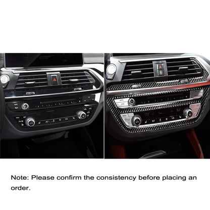 2 in 1 Car Carbon Fiber Air Conditioner CD Control Panel M Performance Decorative Sticker for BMW G01 X3 2018-2020 / G02 X4 2019-2020, Left Drive -  by buy2fix | Online Shopping UK | buy2fix