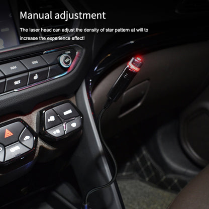 Car USB Star Dome Projector Hose Light, Constantly Bright Version(Red) by buy2fix