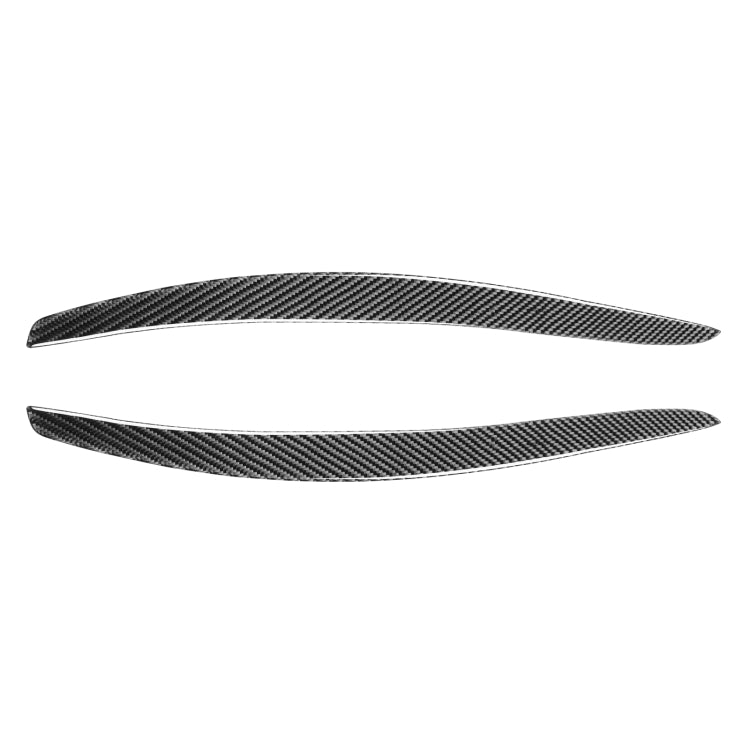 2 PCS / Set Carbon Fiber Car Lamp Eyebrow Decorative Sticker for BMW E92 / E93 2006-2012, Drop Glue Version -  by buy2fix | Online Shopping UK | buy2fix