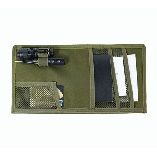 Car Sun Visor Storage Bag Glasses Frame Bill Clip (Army Green) by buy2fix