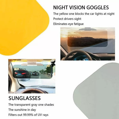 Car Stretch Day Night 2 in 1 Dazzling Goggle Sunshade - In Car by buy2fix | Online Shopping UK | buy2fix