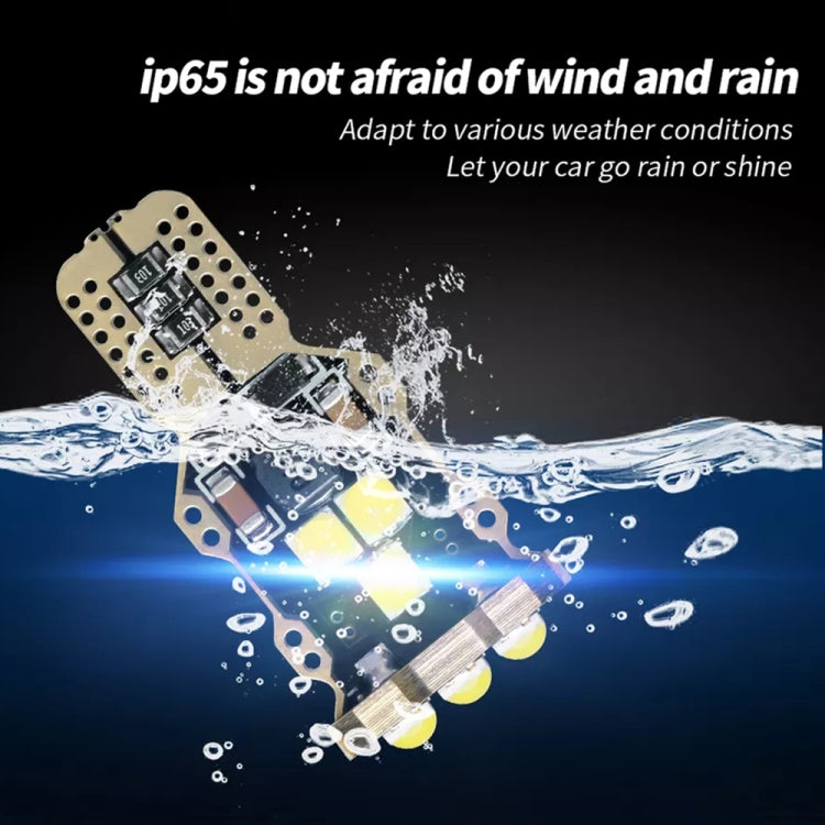 4pcs T15 DC12V / 1.5W / 0.13A / 540LM Car Decoding Reversing Light 9LEDs SMD-3030 Lamp Beads by buy2fix