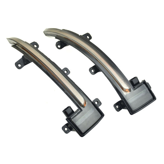 1 Pair For Audi TT MK2 2007-2014 Car Dynamic LED Turn Signal Light Rearview Mirror Flasher Water Blinker (Transparent Black) by buy2fix