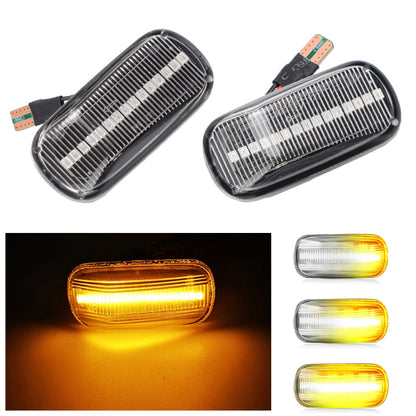 2pcs For Honda Civic 2001-2015 Car Dynamic LED Fender Side Light 34301-S5H-T02(Transparent) - In Car by buy2fix | Online Shopping UK | buy2fix