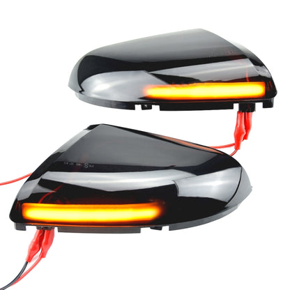 1 Pair For Dodge Ram 1500 2009-2018 Car Dynamic LED Turn Signal Light Rearview Mirror Flasher Water Blinker (Transparent Black) - In Car by buy2fix | Online Shopping UK | buy2fix