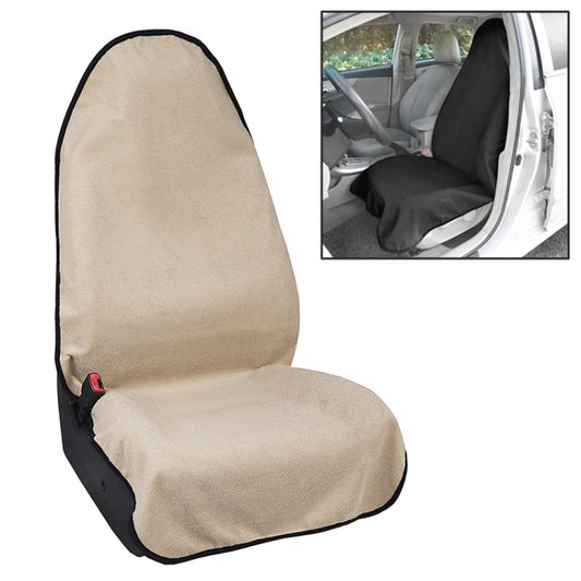 Car Universal Waterproof Anti-skid Seat Cover (Beige) - In Car by buy2fix | Online Shopping UK | buy2fix