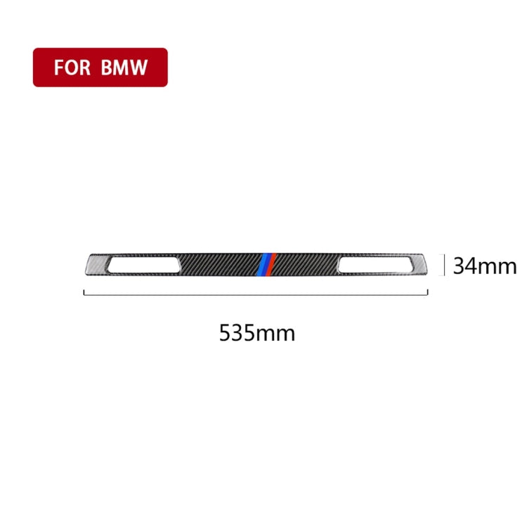 Three Color Carbon Fiber Car Right Driving Middle Control Decorative Sticker for BMW E90 / E92 / E93 2005-2012 -  by buy2fix | Online Shopping UK | buy2fix