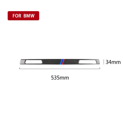 Three Color Carbon Fiber Car Right Driving Middle Control Decorative Sticker for BMW E90 / E92 / E93 2005-2012 -  by buy2fix | Online Shopping UK | buy2fix