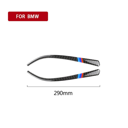 Three Color A Carbon Fiber Car Rearview Mirror Bumper Strip Decorative Sticker for BMW F30 2013-2018 / F34 2013-2017 -  by buy2fix | Online Shopping UK | buy2fix