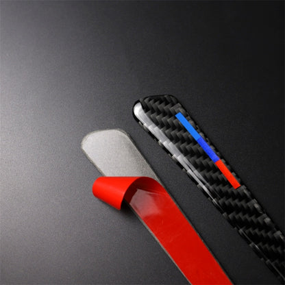 Three Color B Carbon Fiber Car Rearview Mirror Bumper Strip Decorative Sticker for BMW F30 2013-2018 / F34 2013-2017 -  by buy2fix | Online Shopping UK | buy2fix