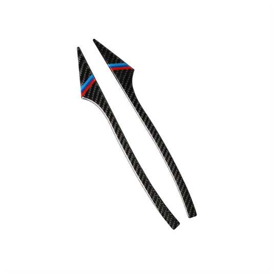 Three Color B Carbon Fiber Car Rearview Mirror Bumper Strip Decorative Sticker for BMW 5 Series E60 2008-2010 / F10 2011-2017 / F07 2010-2015 / F01 2010-2015 by buy2fix