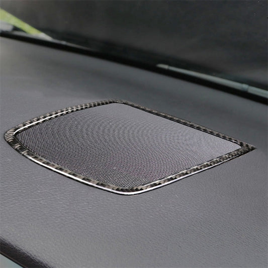 Carbon Fiber Car Instrument Big Horn Frame Decorative Sticker for BMW 5 Series GT F07 2010-2016 by buy2fix