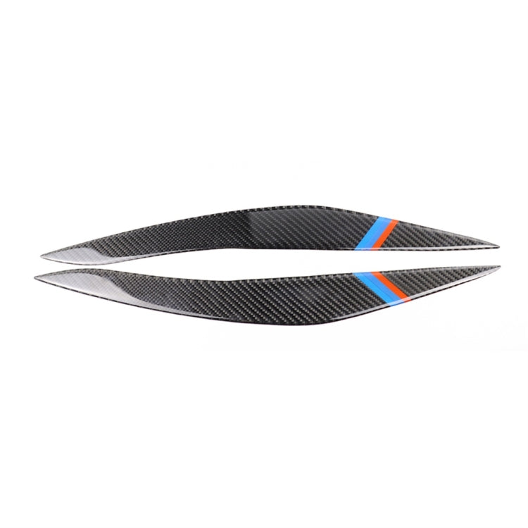 Three Color Carbon Fiber Car Lamp Eyebrow Decorative Sticker for BMW 5 Series F10 2010-2013 -  by buy2fix | Online Shopping UK | buy2fix