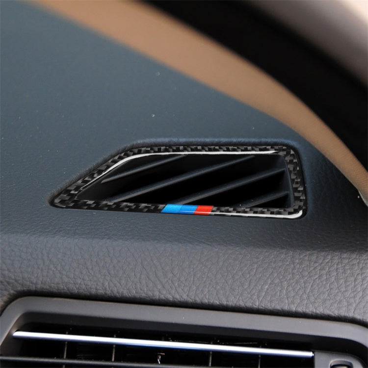 Three Color Carbon Fiber Car Instrument Air Outlet Decorative Sticker for BMW 5 Series F07 5GT 535i 2010-2016,Sutible for Left Driving -  by buy2fix | Online Shopping UK | buy2fix