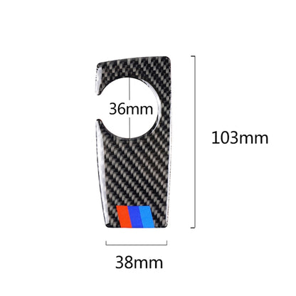 Three Color Carbon Fiber Car Handbrake Below Panel Decorative Sticker for BMW 5 Series F07 F10 F25 F26 / GT X3 X4 2009-2016,Sutible for Right Driving -  by buy2fix | Online Shopping UK | buy2fix