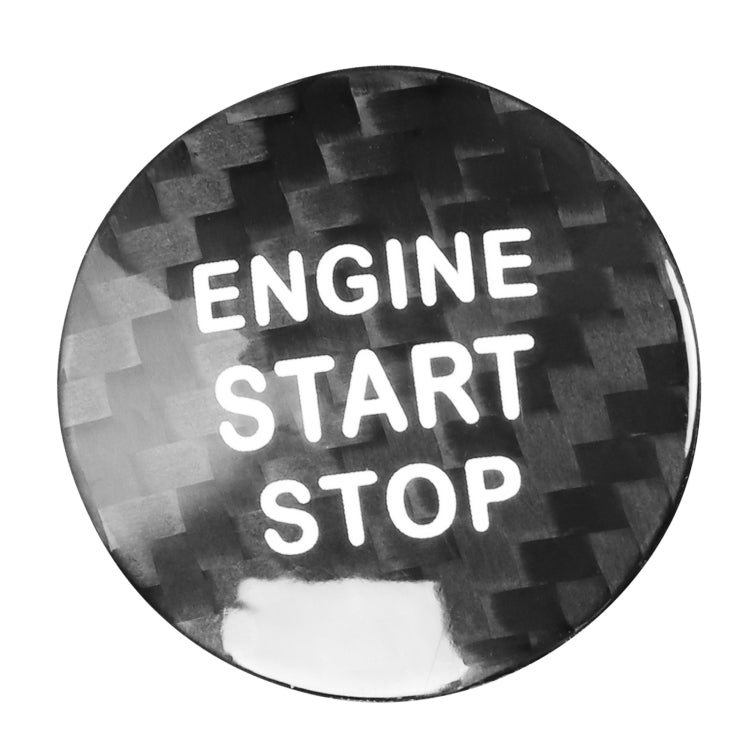 Car Carbon Fiber Engine Start Button Decorative Cover Trim for Lexus NX200 (Black) by buy2fix