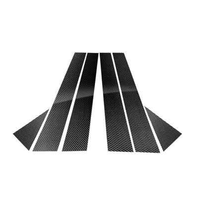 Car Carbon Fiber B Pillar Decorative Sticker for Audi Q5 2012-2018, Left and Right Drive Universal by buy2fix