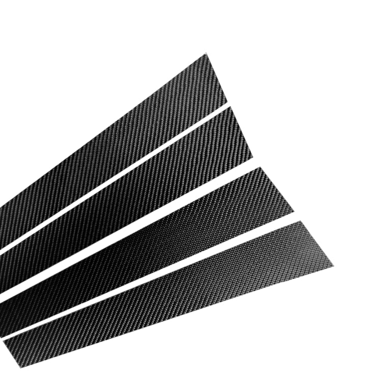 Car Carbon Fiber B Pillar Decorative Sticker for Audi A3 2014-2018, Left and Right Drive Universal by buy2fix
