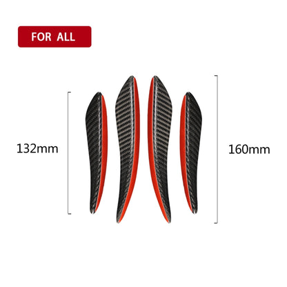 Universal Car Carbon Fiber Wind Knife Decorative Sticker, Left and Right Drive Universal -  by buy2fix | Online Shopping UK | buy2fix