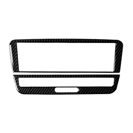 Car Carbon Fiber Solid Color Air Conditioning CD Panel Decorative Sticker for Mercedes-Benz A Class 2013-2018/B Class 2012-2018/CLA 2013-2017/GLA 2013-2018, Left and Right Drive Universal by buy2fix