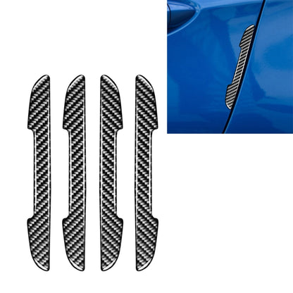 4 PCS Car Carbon Fiber Side Anti-collision Bumper Strip for Chevrolet Cruze 2009-2015, Left and Right Drive Universal by buy2fix