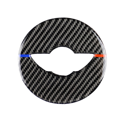 Red Blue Color Car Steering Wheel Logo R Chassis Carbon Fiber Decorative Sticker for BMW MINI R55 / R56 / Countryman R60 / Paceman R61 -  by buy2fix | Online Shopping UK | buy2fix