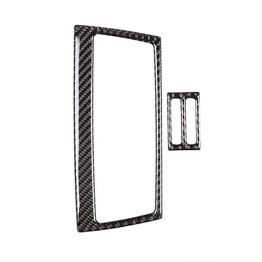 Car Carbon Fiber Solid Color Rear Air Outlet Decorative Sticker for BMW E70 X5 / E71 X6 2009-2013, Left and Right Drive Universal by buy2fix