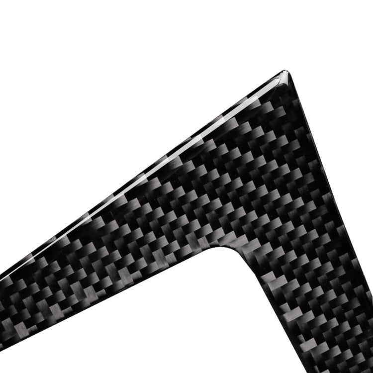 Car Carbon Fiber Water Cup Holder Decorative Sticker for BMW E70 X5 / E71 X6 2009-2013, Left Drive by buy2fix