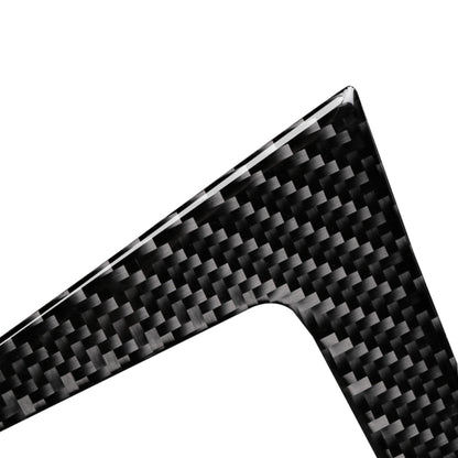 Car Carbon Fiber Water Cup Holder Decorative Sticker for BMW E70 X5 / E71 X6 2009-2013, Left Drive by buy2fix