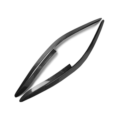 2 PCS Carbon Fiber Car Lamp Eyebrow Decorative Sticker for 1998-2002 Honda Accord -  by buy2fix | Online Shopping UK | buy2fix