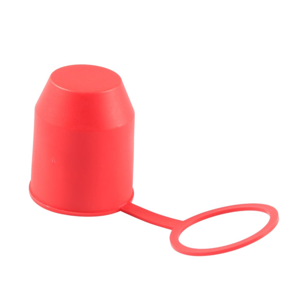 50mm Plastic Car Truck Tow Ball Cover Cap Towing Hitch Trailer Towball Protection (Red) by buy2fix