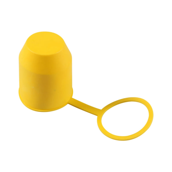 50mm Plastic Car Truck Tow Ball Cover Cap Towing Hitch Trailer Towball Protection (Yellow) by buy2fix