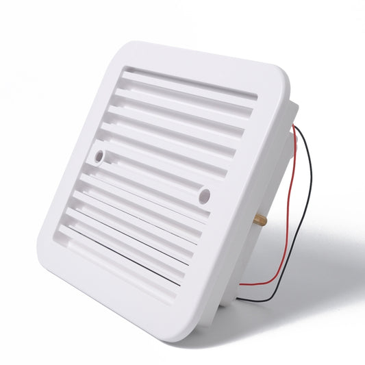 12V White Air Vent with Fan RV Trailer Caravan Mute Side Air Ventilation by buy2fix