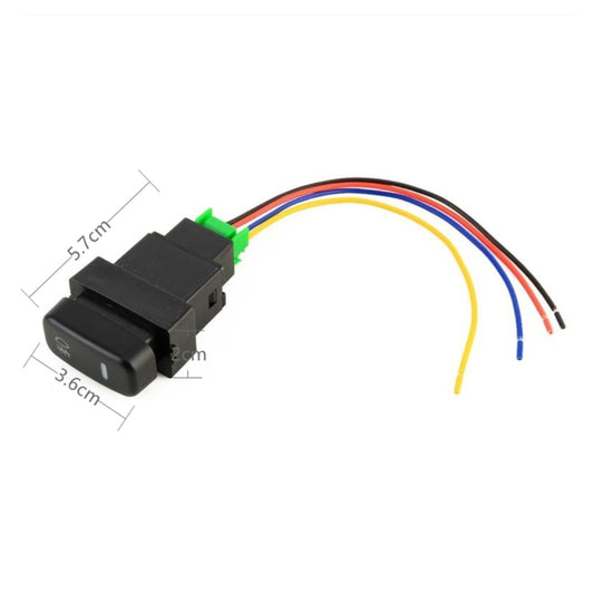 Car Fog Light On-Off Button Switch for Mitsubishi, with Cable by buy2fix