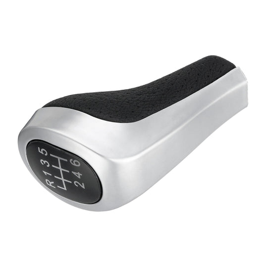 Car 6-speed Matte Silver Gear Shift Lever Knob for BMW by buy2fix