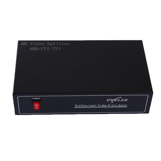 Coaxial AHD / CVI / TVI 4 into 8 Video Signal Splitter by buy2fix