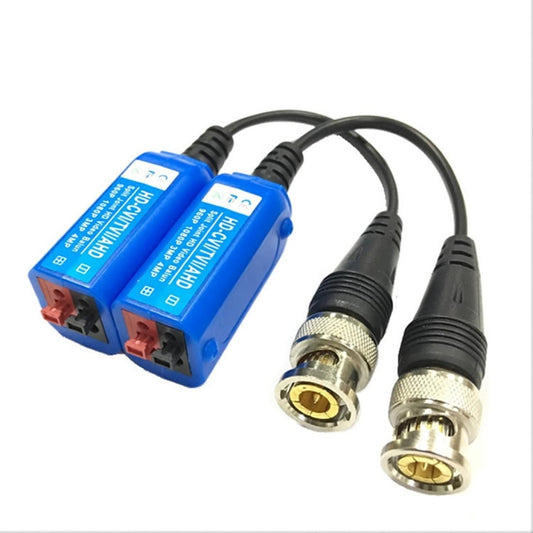 2 PCS Anpwoo 210C Spliceable Screwless-type Coaxial HD-CVI/AHD/TVI 1CH Passive Transceiver Video Balun by Anpwoo