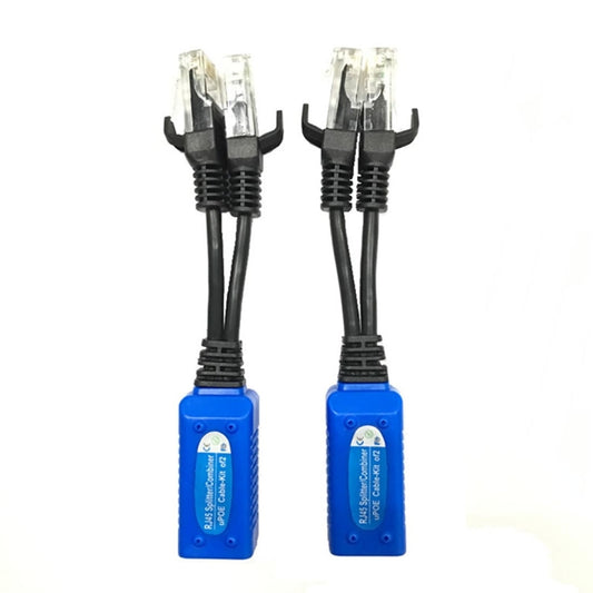 2 PCS Anpwoo UPOE01 Spliceable 2 in 1 POE (Power + Ethernet) Passive Twisted Transceiver by Anpwoo
