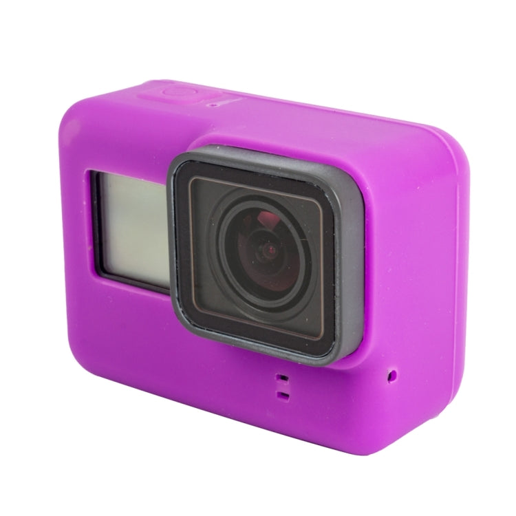 For GoPro HERO5 Silicone Housing Protective Case Cover Shell(Purple) - DJI & GoPro Accessories by buy2fix | Online Shopping UK | buy2fix