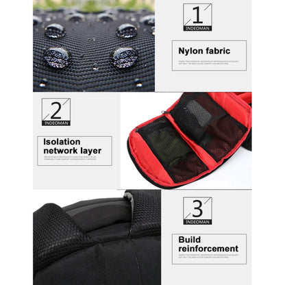 INDEPMAN DL-B012 Portable Outdoor Sports Backpack Camera Bag for GoPro, SJCAM, Nikon, Canon, Xiaomi Xiaoyi YI, Size: 27.5 * 12.5 * 34 cm(Grey) - Camera Accessories by INDEPMAN | Online Shopping UK | buy2fix