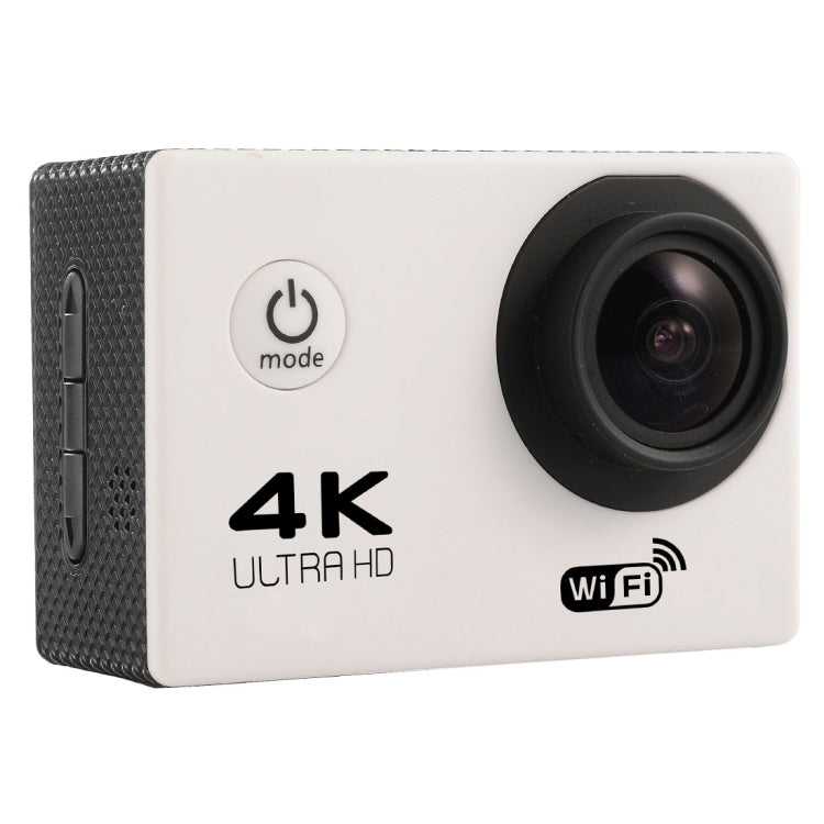 F60 2.0 inch Screen 170 Degrees Wide Angle WiFi Sport Action Camera Camcorder with Waterproof Housing Case, Support 64GB Micro SD Card(White) - DJI & GoPro Accessories by buy2fix | Online Shopping UK | buy2fix