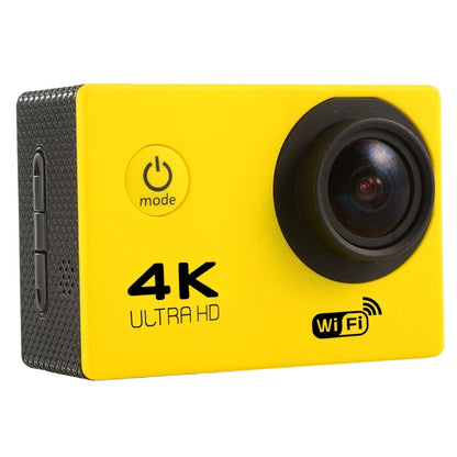 F60 2.0 inch Screen 170 Degrees Wide Angle WiFi Sport Action Camera Camcorder with Waterproof Housing Case, Support 64GB Micro SD Card(Yellow) - DJI & GoPro Accessories by buy2fix | Online Shopping UK | buy2fix