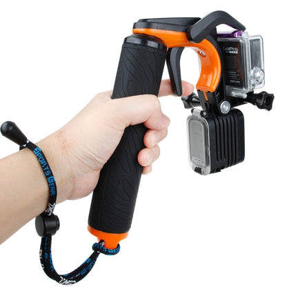 TMC HR391 Shutter Trigger Floating Hand Grip / Diving Surfing Buoyancy Stick with Adjustable Anti-lost Hand Strap for GoPro HERO4 /3+ /3, Xiaomi Xiaoyi Sport Camera(Orange) - DJI & GoPro Accessories by TMC | Online Shopping UK | buy2fix