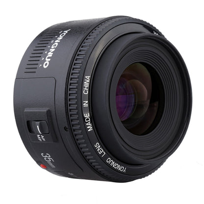 YONGNUO YN35MM F2C 1:2 AF/MF Wide-Angle Fixed/Prime Auto Focus Lens for Canon EOS EF Lens (Black) - Camera Accessories by YONGNUO | Online Shopping UK | buy2fix